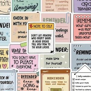 Inspiration stickers- pack of 50